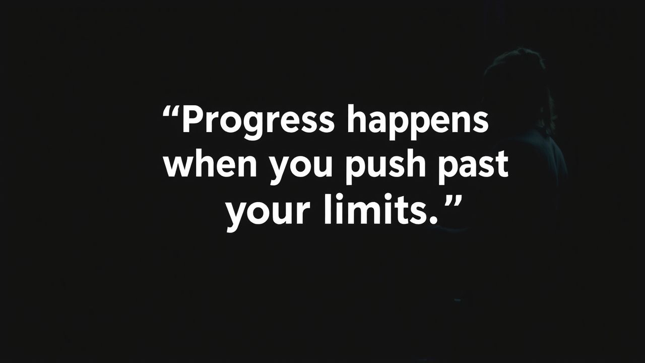 "Inspirational gym quote to stay motivated in your fitness journey"