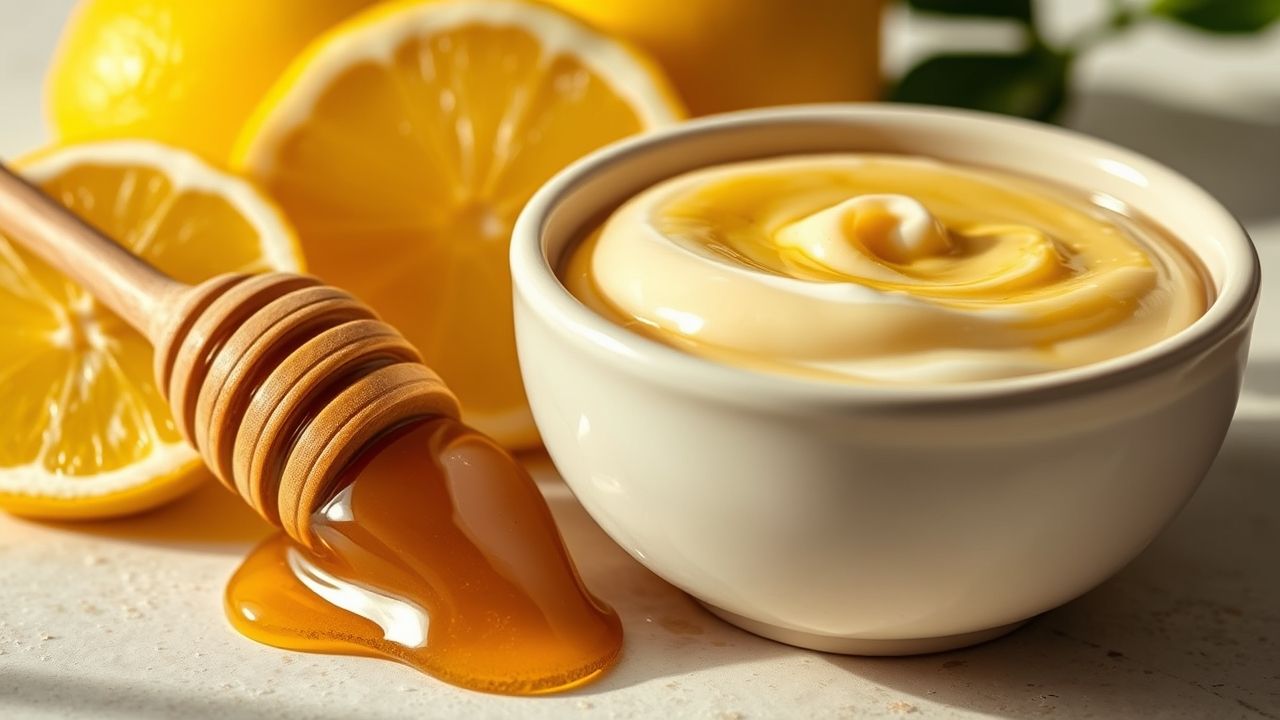 "Wellhealthorganic DIY lemon and honey face mask for removing dark spots"