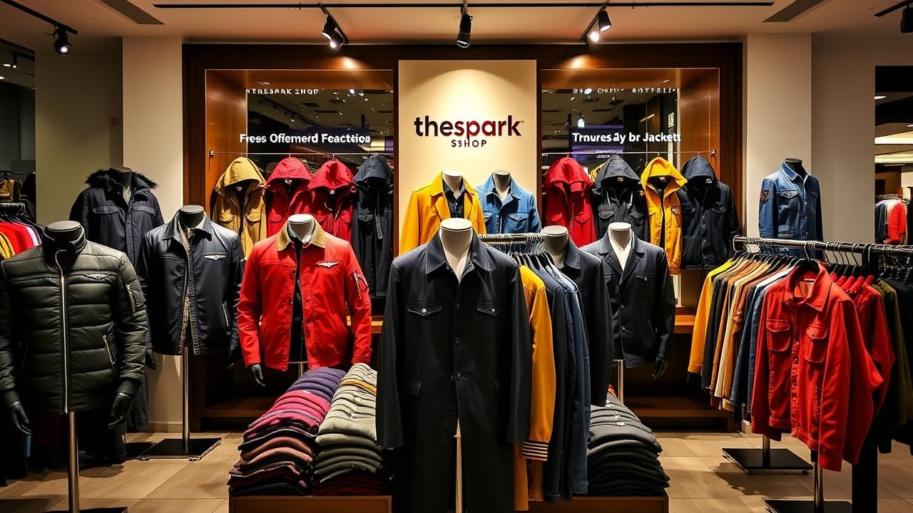 Variety of men’s jackets at TheSpark Shop for Rs 125