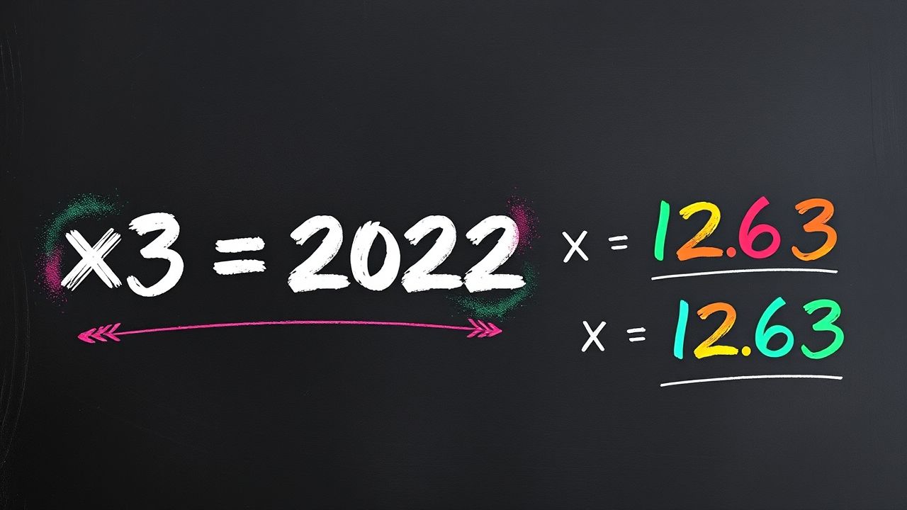 X*X*X is equal to 2022: Discover the Magic Number